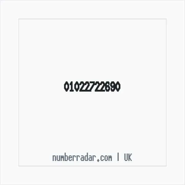 Reverse number check for +44 1022 722690 — who called me?