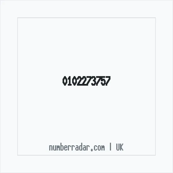 Reverse number check for +44 102273757 — who called me?