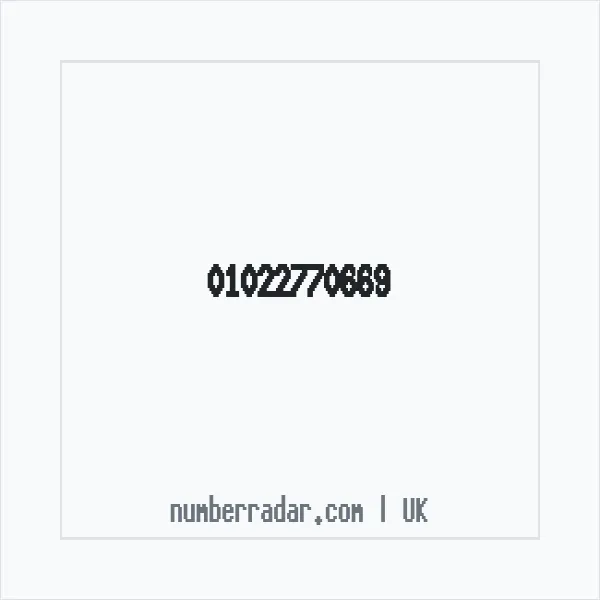 Reverse number check for +44 1022 770669 — who called me?