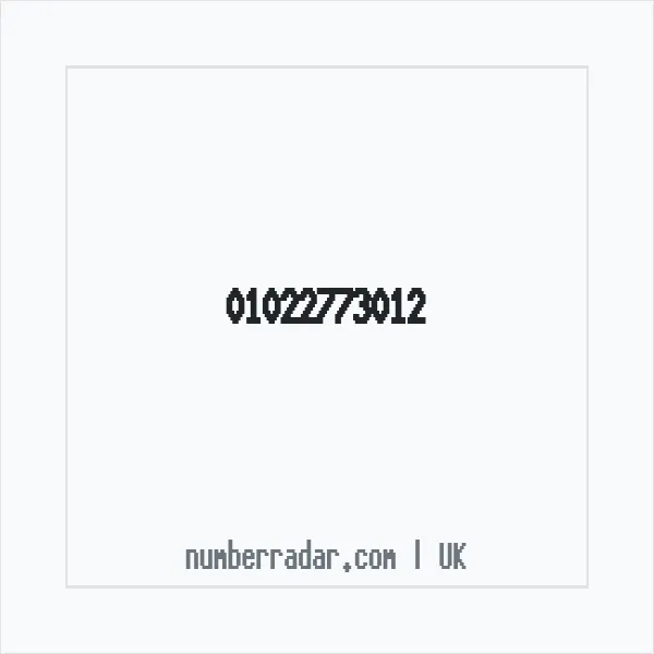 Reverse number check for +44 1022 773012 — who called me?