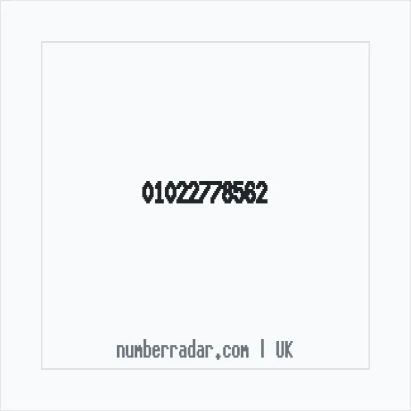 Reverse number check for +44 1022 778562 — who called me?