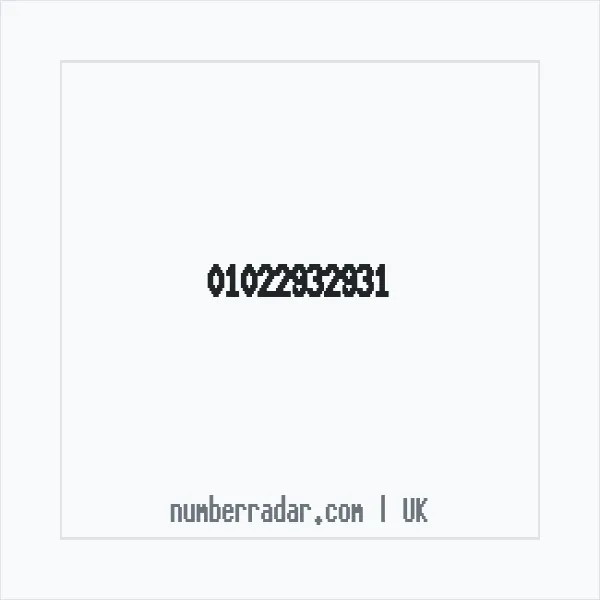 Reverse number check for +44 1022 932931 — who called me?