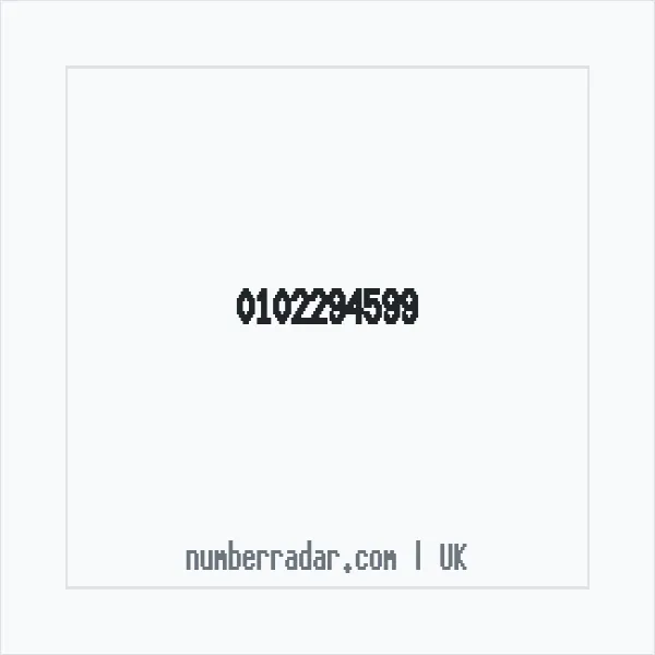 Reverse number check for +44 102294599 — who called me?