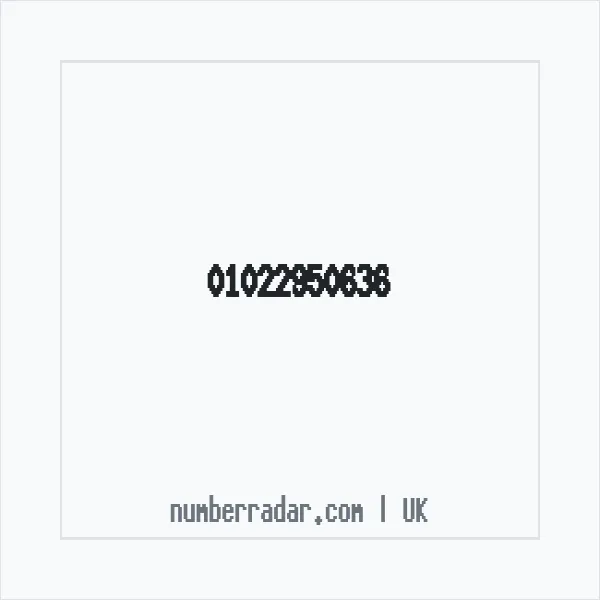 Reverse number check for +44 1022 950636 — who called me?