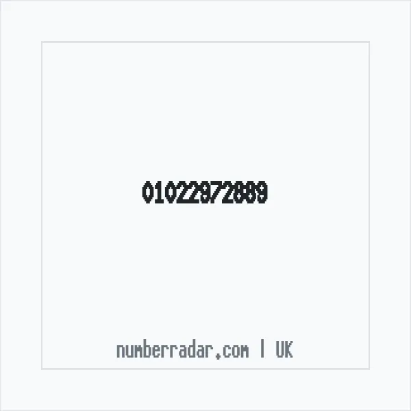 Reverse number check for +44 1022 972889 — who called me?
