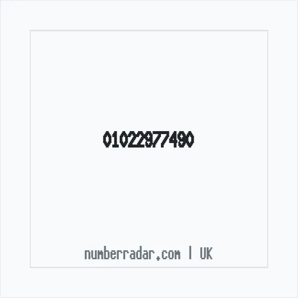Reverse number check for +44 1022 977490 — who called me?