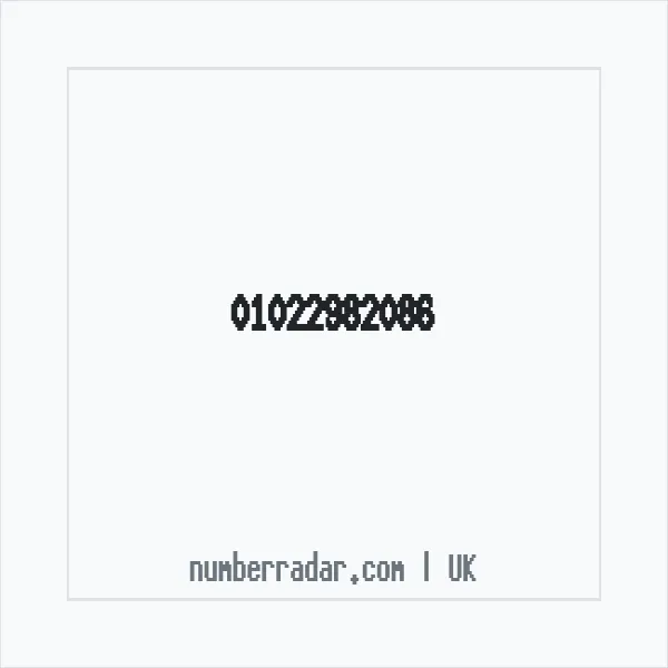 Reverse number check for +44 1022 982086 — who called me?