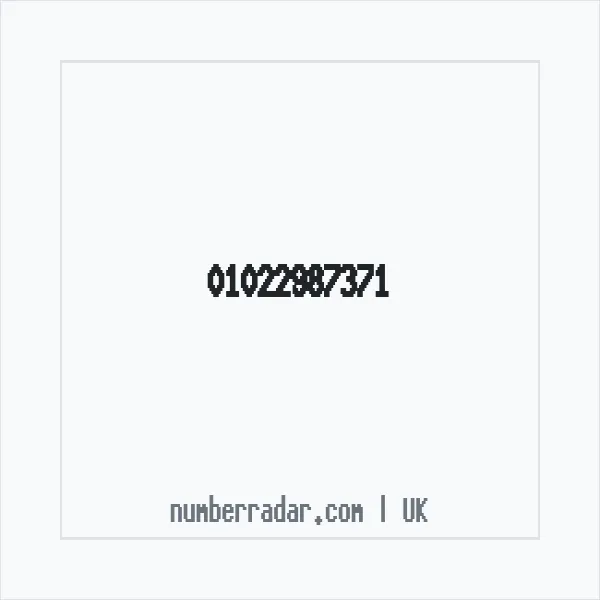 Reverse number check for +44 1022 987371 — who called me?