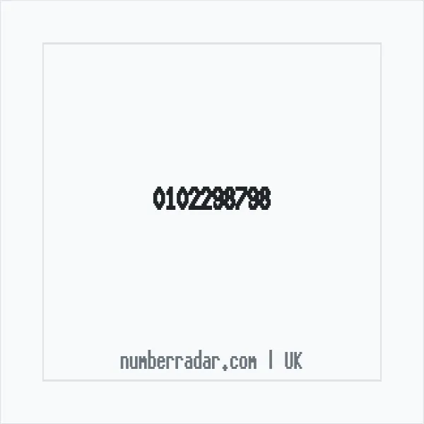 Reverse number check for +44 102298798 — who called me?