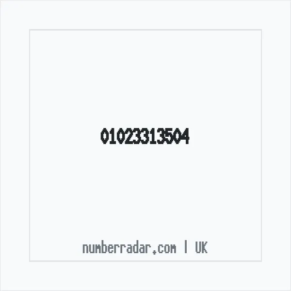 Reverse number check for +44 1023 313504 — who called me?