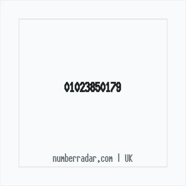 Reverse number check for +44 1023 850179 — who called me?