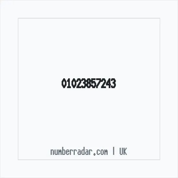 Reverse number check for +44 1023 857243 — who called me?
