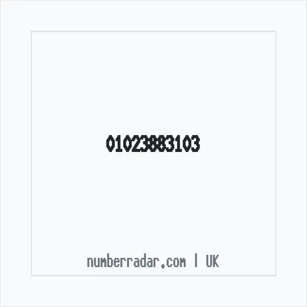 Reverse number check for +44 1023 883103 — who called me?
