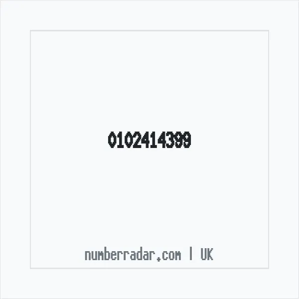 Reverse number check for +44 102414399 — who called me?