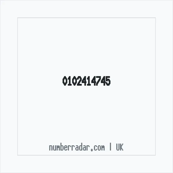 Reverse number check for +44 102414745 — who called me?