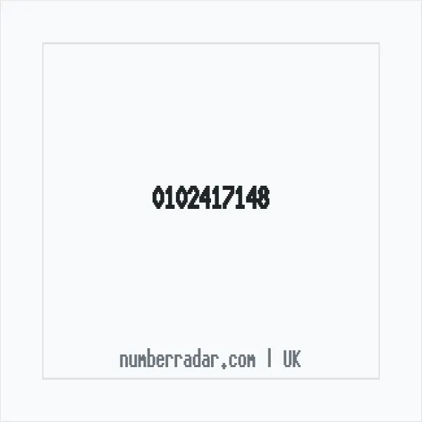 Reverse number check for +44 102417148 — who called me?
