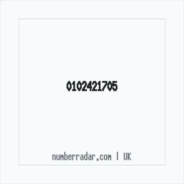 Reverse number check for +44 102421705 — who called me?