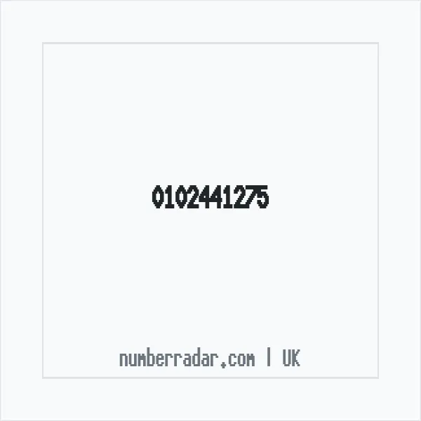 Reverse number check for +44 102441275 — who called me?