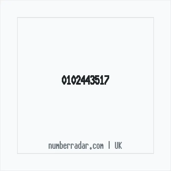 Reverse number check for +44 102443517 — who called me?