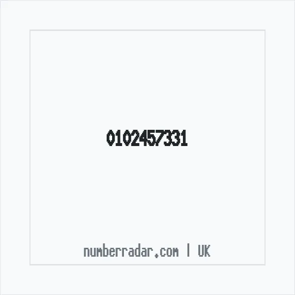 Reverse number check for +44 102457331 — who called me?