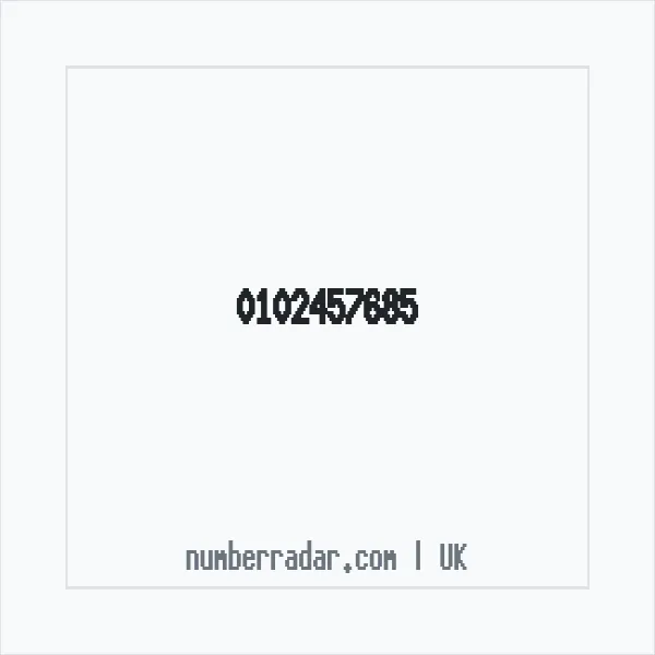 Reverse number check for +44 102457685 — who called me?
