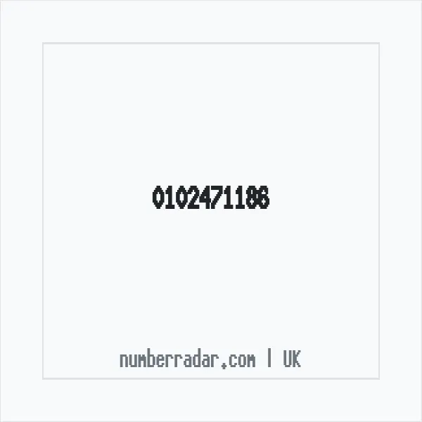 Reverse number check for +44 102471186 — who called me?
