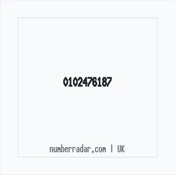 Reverse number check for +44 102476187 — who called me?