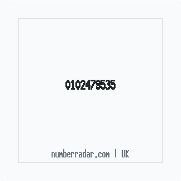 Reverse number check for +44 102479535 — who called me?