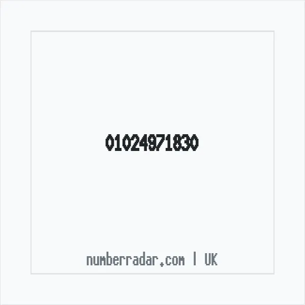 Reverse number check for +44 1024 971830 — who called me?