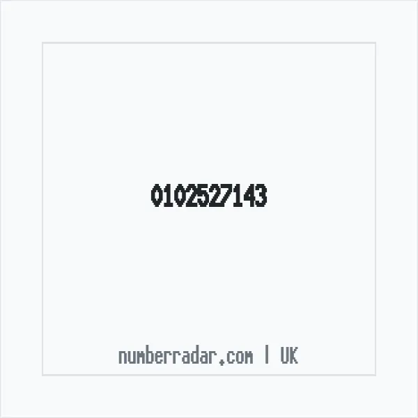 Reverse number check for +44 102527143 — who called me?