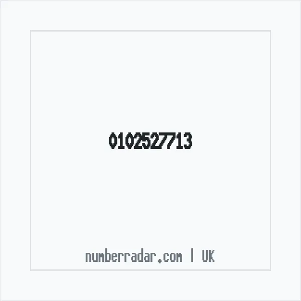 Reverse number check for +44 102527713 — who called me?