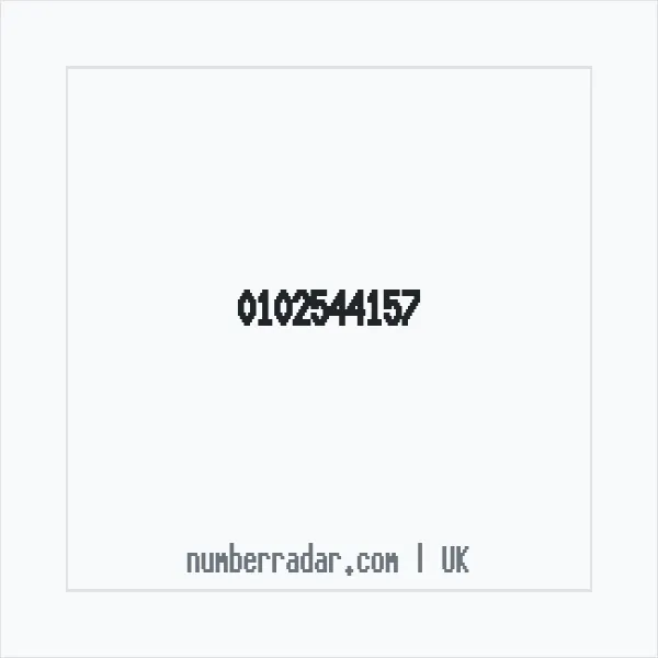 Reverse number check for +44 102544157 — who called me?