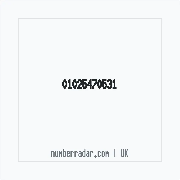 Reverse number check for +44 1025 470531 — who called me?
