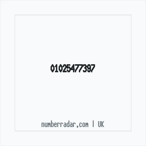Reverse number check for +44 1025 477397 — who called me?