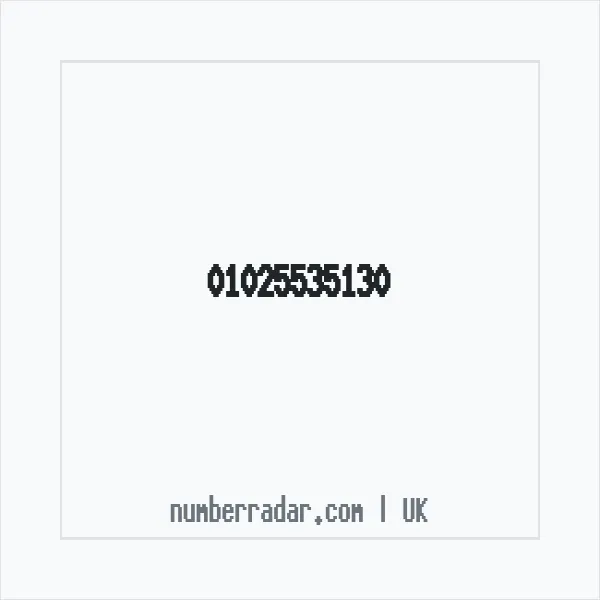 Reverse number check for +44 1025 535130 — who called me?
