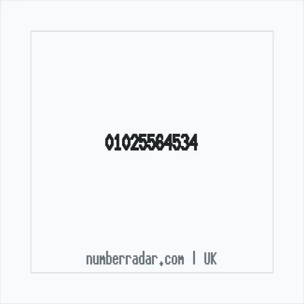 Reverse number check for +44 1025 564534 — who called me?