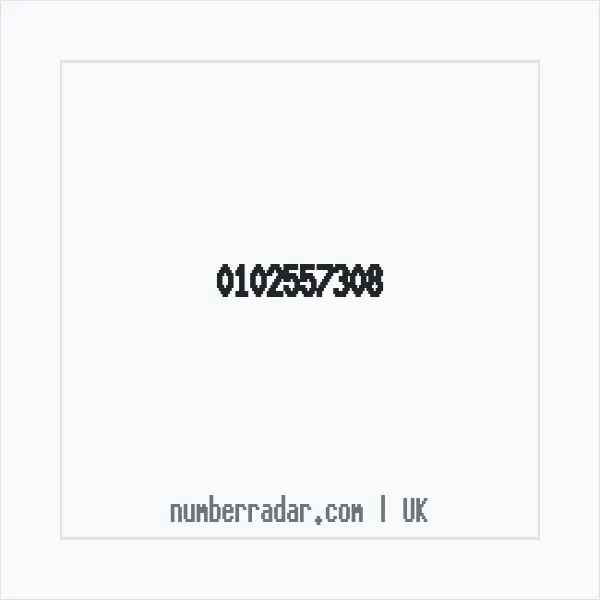 Reverse number check for +44 102557308 — who called me?