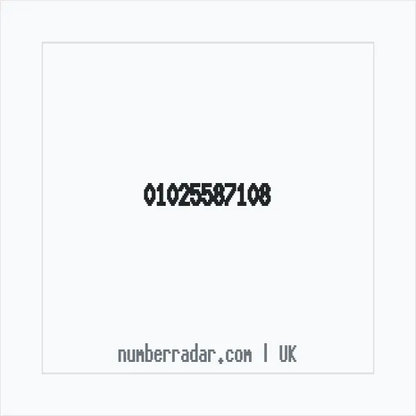Reverse number check for +44 1025 587108 — who called me?