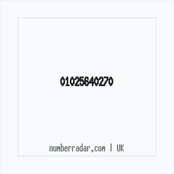 Reverse number check for +44 1025 640270 — who called me?