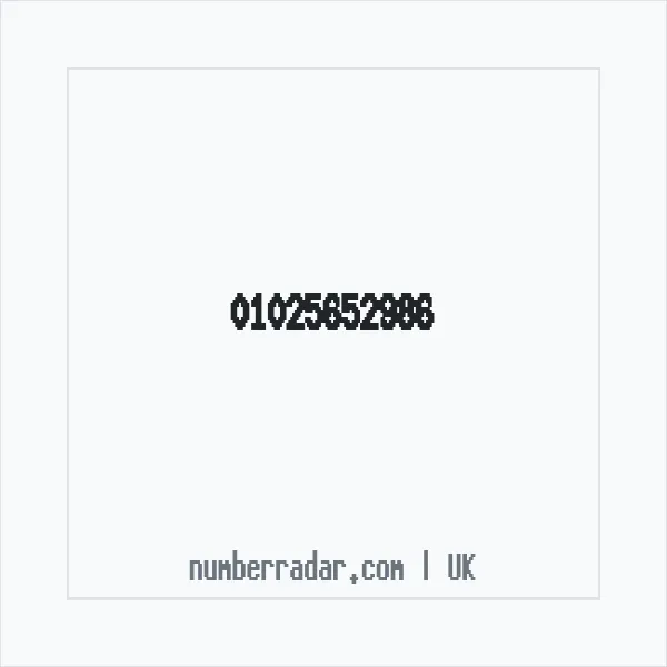 Reverse number check for +44 1025 652986 — who called me?