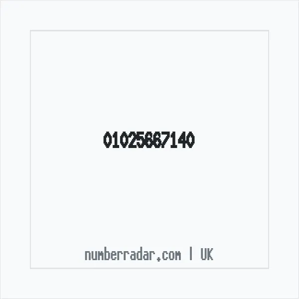 Reverse number check for +44 1025 667140 — who called me?