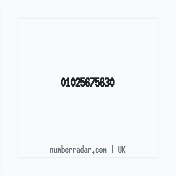 Reverse number check for +44 1025 675630 — who called me?