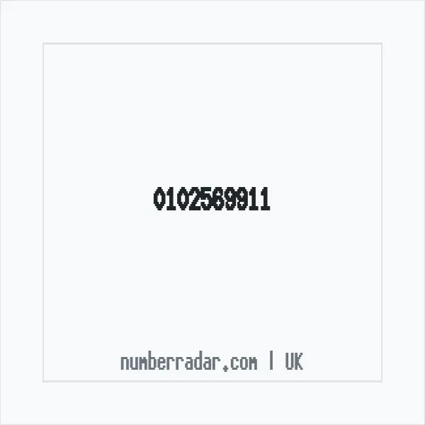 Reverse number check for +44 102569911 — who called me?