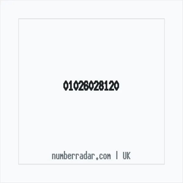 Reverse number check for +44 1026 028120 — who called me?