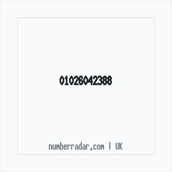 Reverse number check for +44 1026 042388 — who called me?
