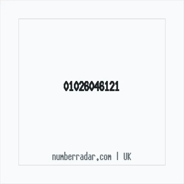 Reverse number check for +44 1026 046121 — who called me?