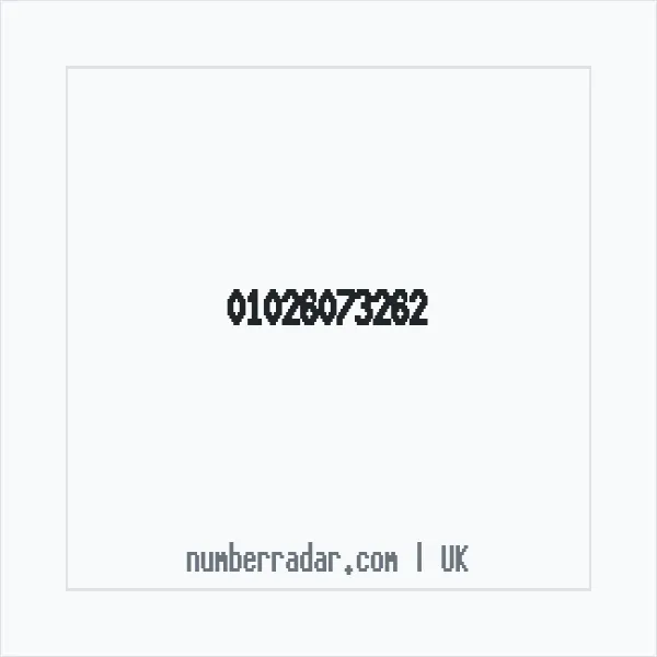Reverse number check for +44 1026 073262 — who called me?