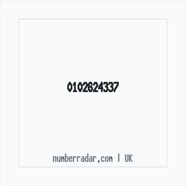 Reverse number check for +44 102624337 — who called me?