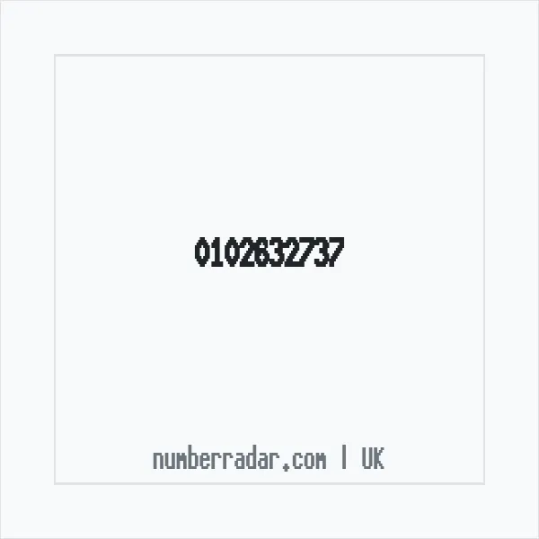 Reverse number check for +44 102632737 — who called me?