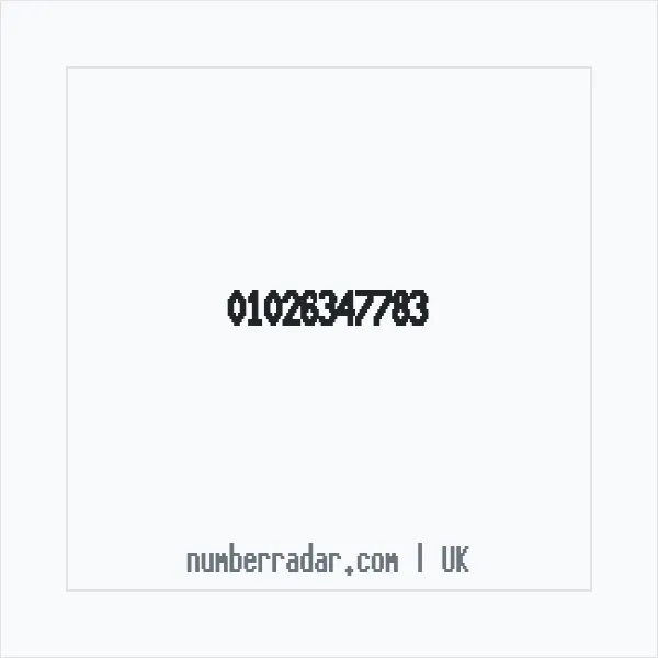 Reverse number check for +44 1026 347783 — who called me?